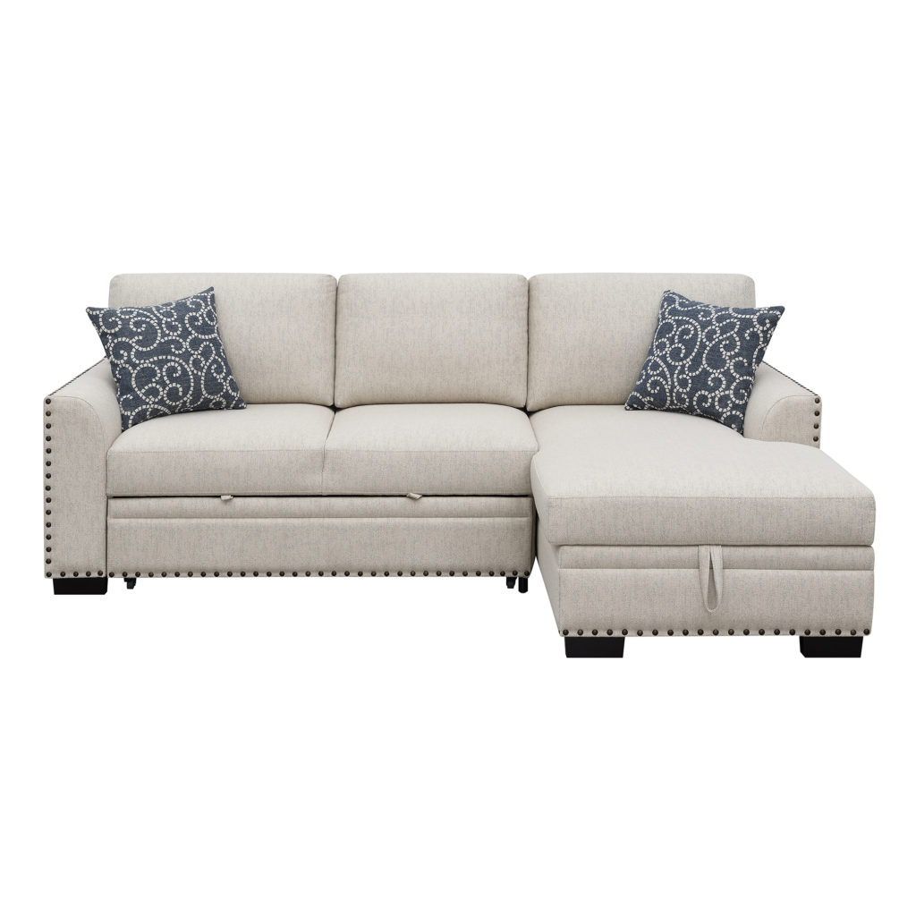 Amaya fabric on sale sleeper sofa sectional